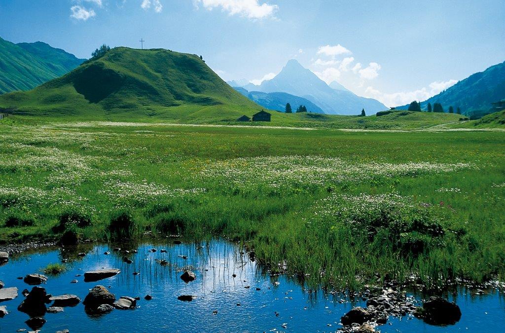 Bregenzerwald, mountain lake in Warth-Schrocken (c) Franz Oberhauser_Vorarlberg Tourismus
