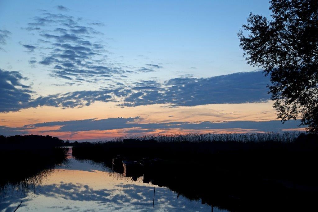 Rheindelta during sunset (c) Joachim Negwer-Vorarlberg Tourismus