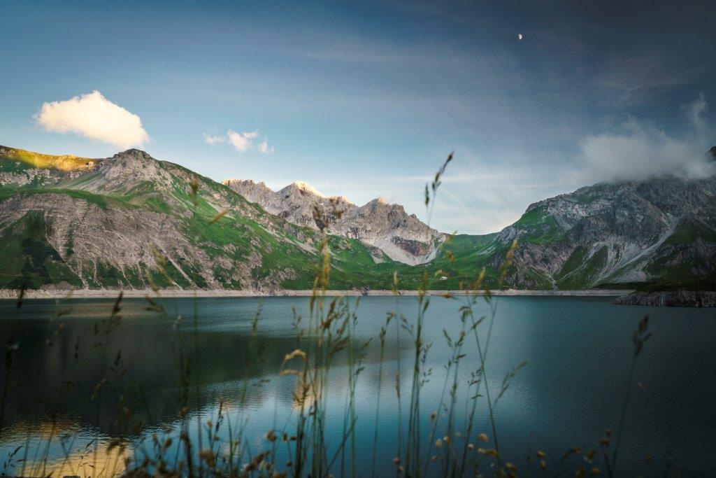 Sunset Lunersee (c) Dietmar Denger - Vorarlberg Tourismus