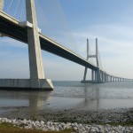 Fietsen langs rivieren, Portugal, Vasco da Gama Bridge