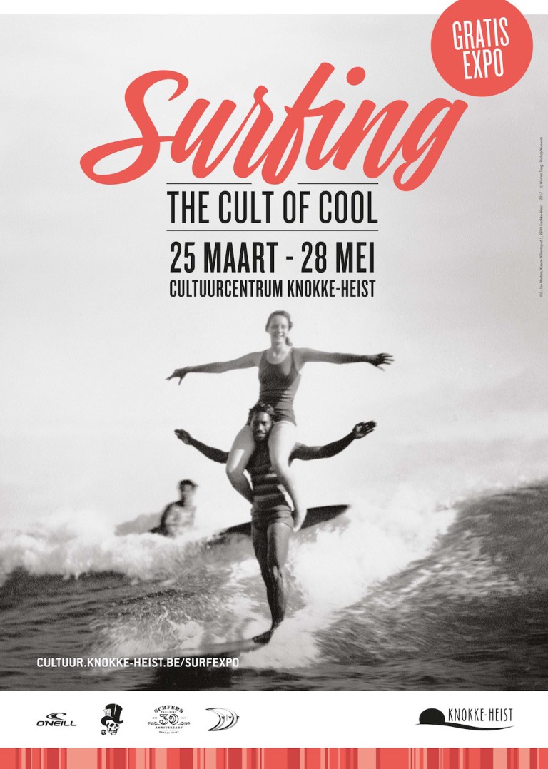 Affiche surftentoonstelling The Cult of Cool