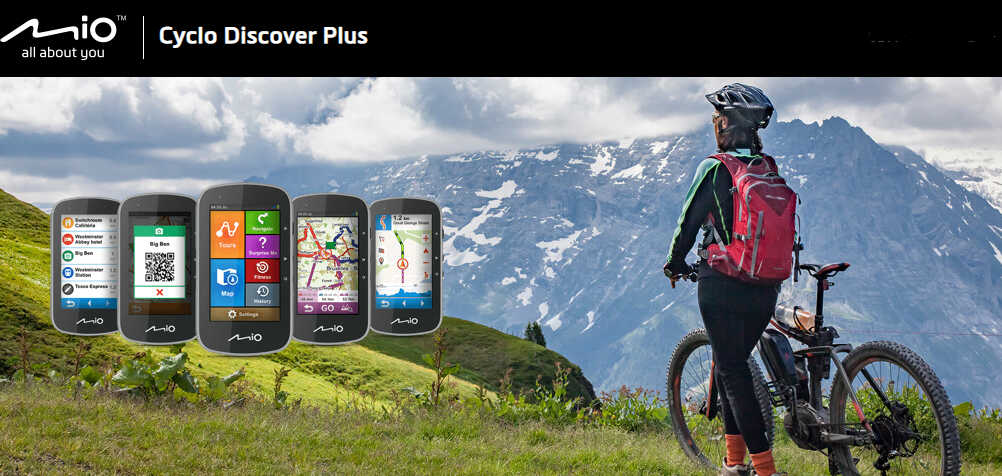 Mio Discover Plus het nieuwe navigatiesysteem voor fietsliefhebbers