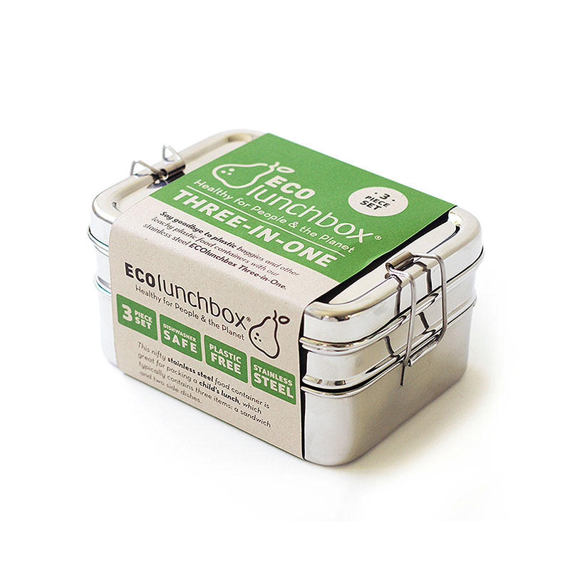 Eco Lunchbox Solo Rectangle en 3-in-1 lunchbox