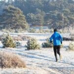 hardlopen, winter, Veluwe, Nederland