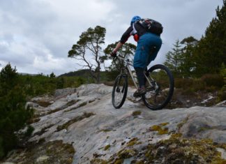 Mountainbiken in Schotland - Lotte op de trails van Balblair