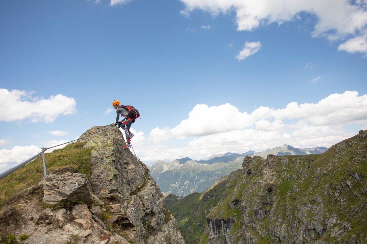 Via ferrata Madrisella in Montafon/Vorarlberg: een pronkstuk met een 360°-panorama