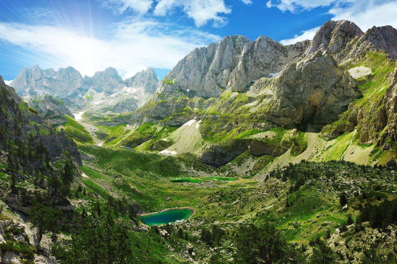 Albanese Alpen met Kriskras