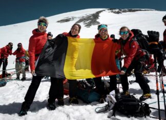 Wereldrecord: 80 vrouwen uit 25 landen beklimmen samen de Breithorn