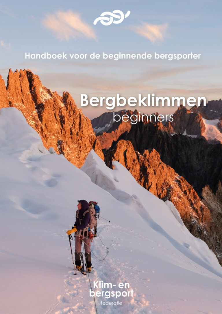 WIN het nieuwe handboek ‘Bergbeklimmen beginners’ van de KBF
