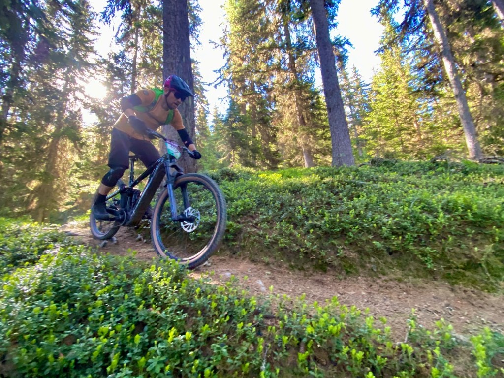 Offroad biken in Les Arcs